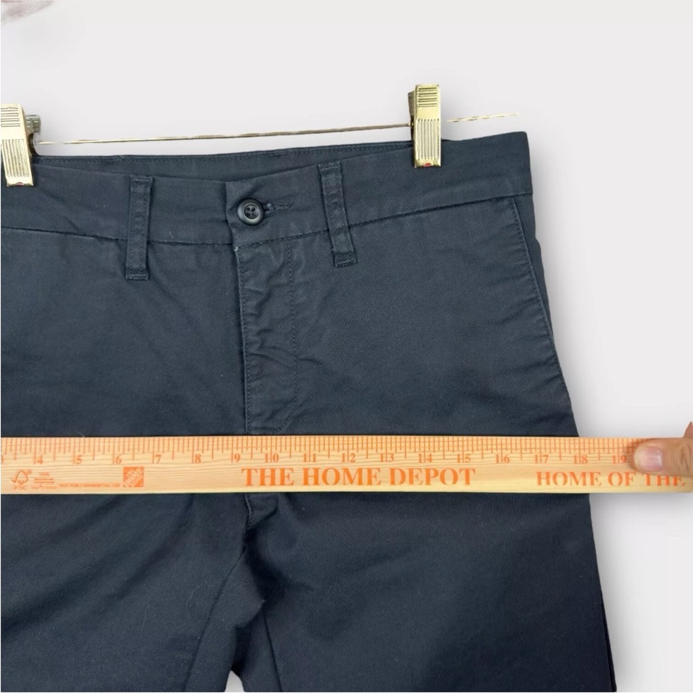 CARHARTT WIP SID Pant Mens 30x32 BLACK Straight Slim Fit Chino Pants Work Wear - Picture 12 of 14